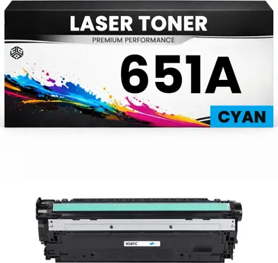 Produktbild von Toner kompatibel für HP CE341A(651A) Color LaserJet Enterprise 700 color MFP M775dn/775f/775z/775z+ in Cyan