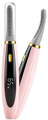 Produktbild von Elektrische beheizte Wimpernzange, sicher Anti-Verbrennung Design, 3 Temperaturstufen, USB-C, LED Display, kompakt & ideal als Beauty Geschenk