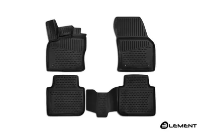 Produktbild von ELEMENT Gummi-Fußmatten 3D für SKODA Kodiaq, 2017->, 4 tlg.