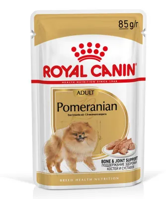 Produktbild von Royal Canin Pomeranian Adult 24x85g Nassfutter, Pastete für ausgewachsene Hunde der Pomeranian-Rasse