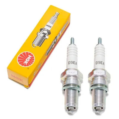 Produktbild von NGK Zündkerzen Set 2x D9EA Zündkerze kompatibel mit 19,0mm Langgewinde Ø 12,0mm, 2420