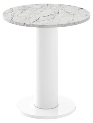 Produktbild von Design Beistelltisch rund HSO-222 Ecktisch 60cm Hochglanz Tisch