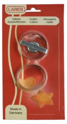 Produktbild von LARES Ausstechform für Spitzbuben Gebäck - Durchmesser ca. 5cm - 1014