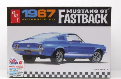 Produktbild von AMT 1241 Ford Mustang GT Fastback 1967 Kunststoffbausatz 1:25