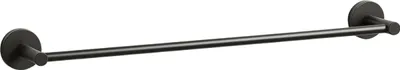 Produktbild von Balneo | Handtuchstange Edelstahl anthrazit GUN METAL | Handtuchhalter 60 cm QUBE Rostfrei | Badetuchstange für Badezimmer