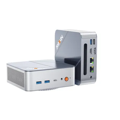 Produktbild von Ninkear M8 Mini PC mit AMD Ryzen 7 8745HS, 16GB DDR5 RAM, 1TB SSD, Dual 2.5G LAN, WiFi 6 und Windows 11