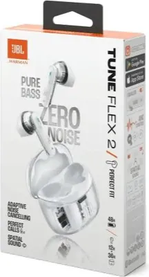 Obrázek produktu pro JBL TUNE Flex 2 - True Wireless In Ear-Kopfhörer Noise Cancelling schwarz - Kopfhörer - 20 KHz