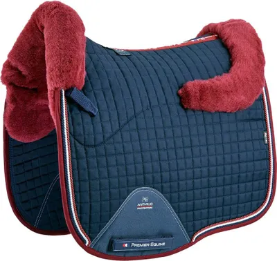 Produktbild von Premier Equine Cc Merino Wool European Dressage Square Satteldecken Rot Full Rot Full