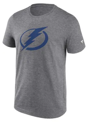Image de T-shirt NHL Tampa Bay Lightning Fanatics Primary Logo gris