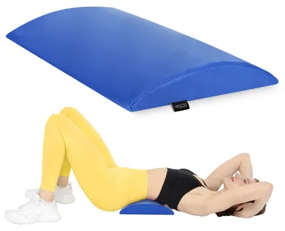Produktbild von 4FIZJO Lenden-Halbrolle 40x25x5 cm für Massage, Reha, Rückenstütze und Entspannung