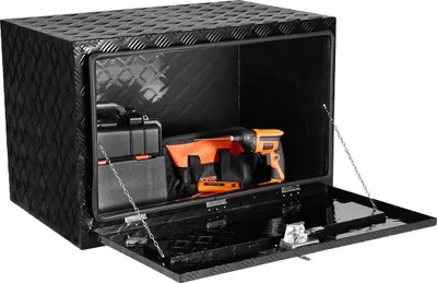 Obrázok produktu pre Hliníkový box na náradie pod podvozkom nákladného vozidla 48" x 17" x 18" Príves RV Úložný priestor na náradie