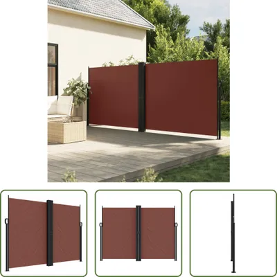 Produktbild von The Living Store Seitenmarkise Ausziehbar Braun 180x600 cm