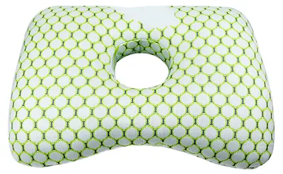 Produktbild von Piercingkissen: 39 x 28 x 6 cm, atmungsaktives Kissen für Seitenschläfer mit Ohrlochung