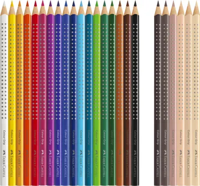 Produktbild von FABER-CASTELL Buntstift Jumbo Grip Skin Tones 18+6
