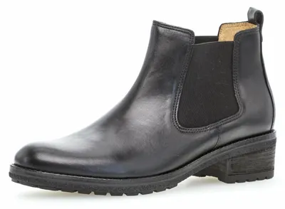 Produktbild von Gabor Damen Chelsea Boot Stiefelette zum einfachen Hineinschlüpfen mit elastischen Einsätzen
