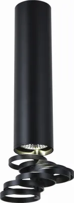 Zdjęcie produktu dla Reflektor spot TUBA czarny 1xGU10x50W aluminium wym:30x6x6cm IP20 Candellux