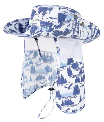 Obrázek produktu pro Klobouk se ochranou krku, voděodolný, UPF 50, chladivá čelenka, síťovina, bílá, velikost L-XL