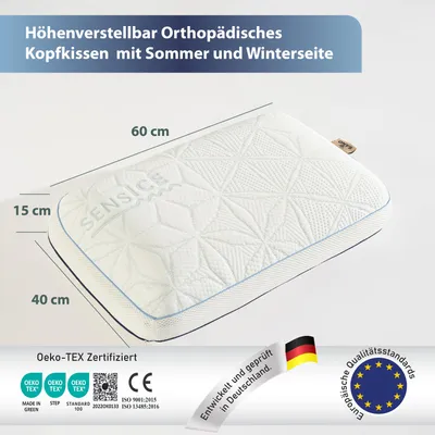 Produktbild von Orthopädisches Visco Nackenstützkissen