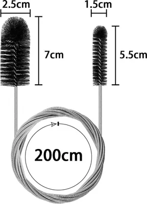 Extra lange flexible Rohrreinigungsbürste, Hauptbild