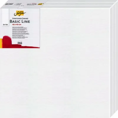 Produktbild von KREUL Keilrahmen-Set SOLO Goya BASIC LINE 300 x 300 mm 3 Stück