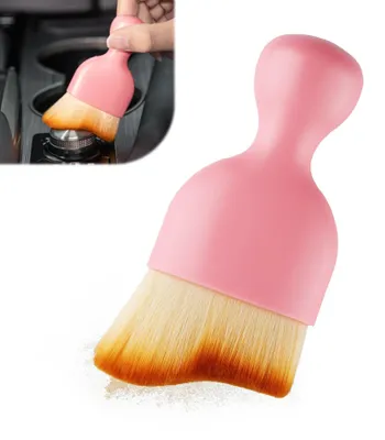 Image de Kit de brosses de nettoyage pour l'intérieur des voitures, idéal pour éliminer la poussière