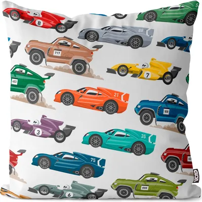 Produktbild von VOID Autos Rennwagen Sportwagen Kissenbezug Kissenhülle Sofakissen Kissen Deko Outdoor-Kissen Dekokissen