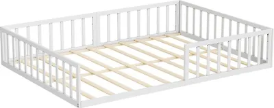 Produktbild von Bodenbett aus Metall Vitalispa Minno Weiß 205 x 145 cm ohne Matratze, Model 56644