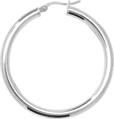 Produktbild von 925 Sterling Silber Damen - Paar Creolen - 30mm; WJS1904