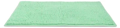Immagine prodotto di Tappetino da bagno Beautissu BeauMare WR, 70x120 cm antiscivolo ciniglia verde chiaro