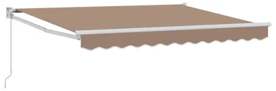 Produktbild von vidaXL Ausziehbare Markise Taupe 3,5 x 2,5 m