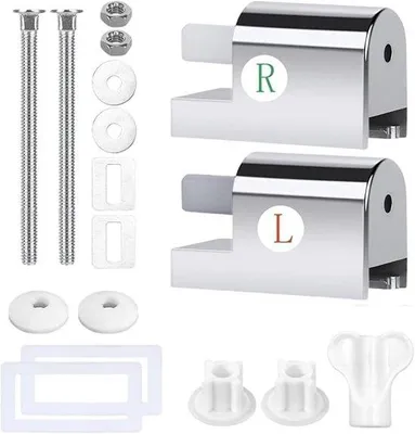 Produktbild von Famanu WC-Sitz Befestigungsset 2 Stück - Softclose Scharniere für Toilettensitz