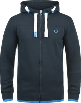 Produktbild von Solid SDBenjaminZip Herren Sweatjacke Kapuzenjacke Hoodie mit Kapuze Reißverschluss Kordelzug Baumwollmischung Regular fit