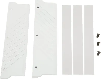 Zdjęcie produktu dla Chłodzenie pamięci RAM – radiator ze stopu aluminium DDR5, MEO PMOAB G, biały, do komputerowego systemu chłodzenia wodnego