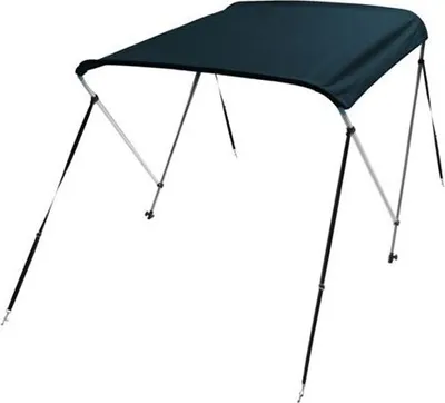 Produktbild von Talamex 2 Bögen Bimini Deluxe Top 95900349 Markise Schwarz 152 x 110-130 x 117 cm Schwarz 152 x 110-130 x 117 cm