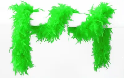 Produktbild von Federschal Federboa neon-grün 180cm