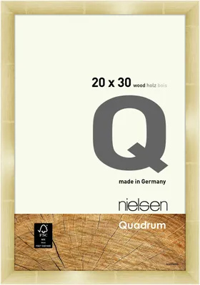 Image de Cadre en bois Nielsen Quadrum 20 x 30 cm, doré
