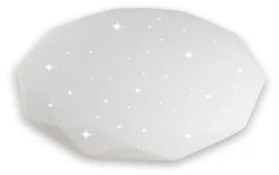Immagine prodotto di V-TAC VT-8404 Plafoniera led 40W forma diamante effetto cielo stellato colore bianco - cambia colore 3in1 dimmerabile con telecomando - sku 2114931