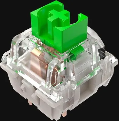 Zdjęcie produktu dla Razer RC21-02040200-R3M1, Zielony, Przezroczysty, 36 szt., 15 mm, 14 mm, 18 mm, 66 g