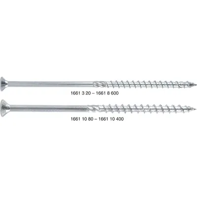 Produktbild von Förch Holzbauschrauben Teilgewinde Senkkopf 90° verzinkt 4,5 mm x 70 mm 200 Stück