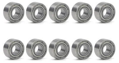 Obrázok produktu pre Miniatúrne valivé ložiská s kužeľovitými valčekmi, 4x9x4 mm, oceľ, balenie 10 kusov