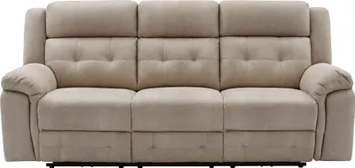 Produktbild von Vente-unique ORTIANO, Liegestuhlsofa, Wohnzimmer, Beige, 3 Sitz(e), Beige, Stoff