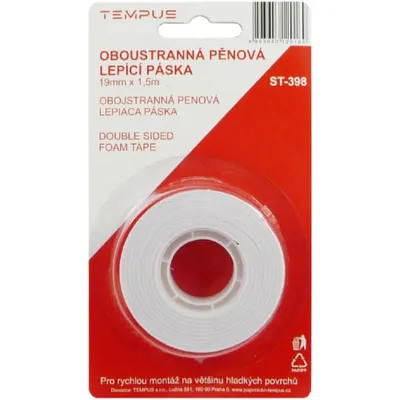 Immagine prodotto di Nastro biadesivo in schiuma 19 mm x 1,5 m