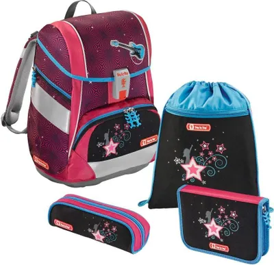 Immagine prodotto di Step by Step Schulranzen 2IN1 Set 4teilig Popstar 2IN1 lilla