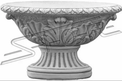Produktbild von Design Blumentopf Top Planz Kübel Gefäß Töpfe Figur Gesicht Skulptur  S104030