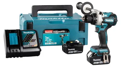 Image de Perceuse visseuse sans fil 18V MAKITA DDF486RTJ Brushless 2 Batteries 5Ah