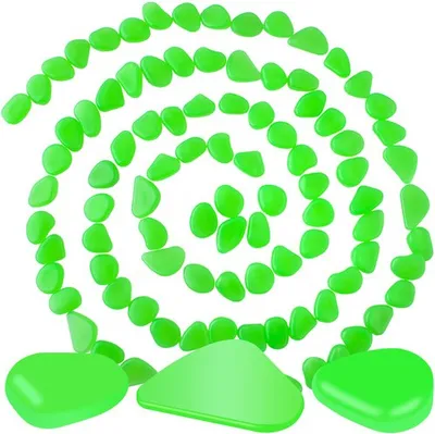 Produktbild von Gardlov Leuchtsteine - 100er Set grün