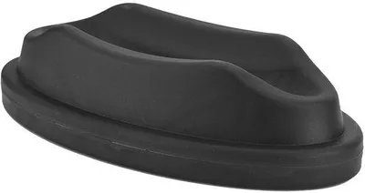 Productafbeelding van Fietsblok zwart - Wielverhoger - Accessoire voor fietstrainers - Kunststof - Antislip - Afmetingen 22,8 x 11,8 x 5,7 cm