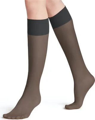 Produktbild von FALKE Pure Matt 20 DEN Feinkniestrümpfe Damen 3529 - anthracite 35-38