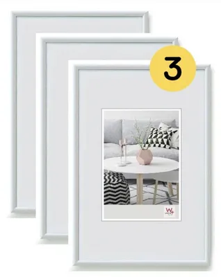 Fotoliste weiß 20x30 cm, 3er-Pack, Kunststoffrahmen