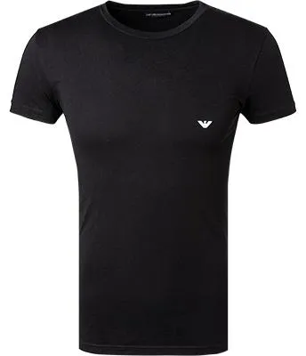 Produktbild von Emporio Armani Herren Crew Neck T-Shirt, Schwarz, XL